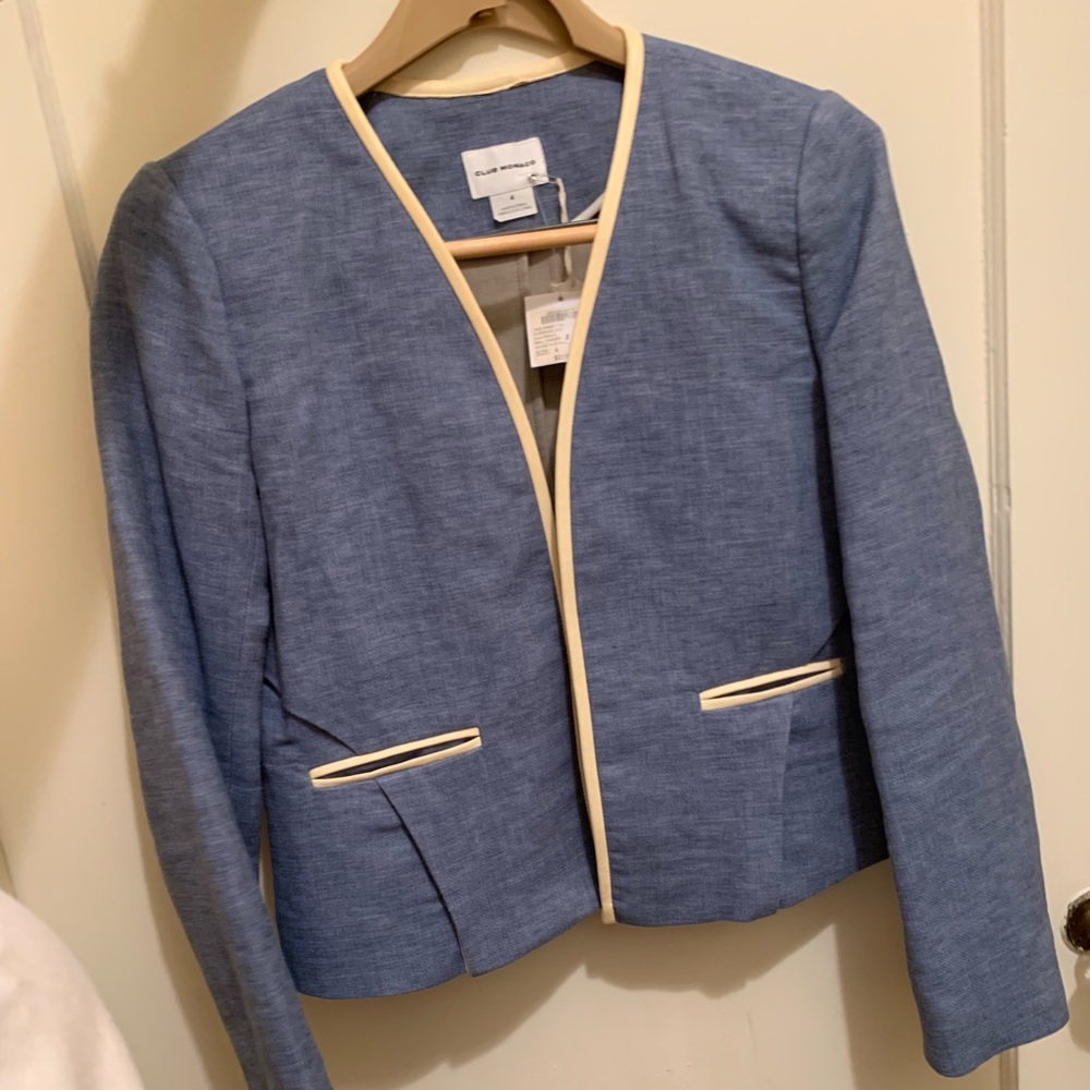 Chambray blazer